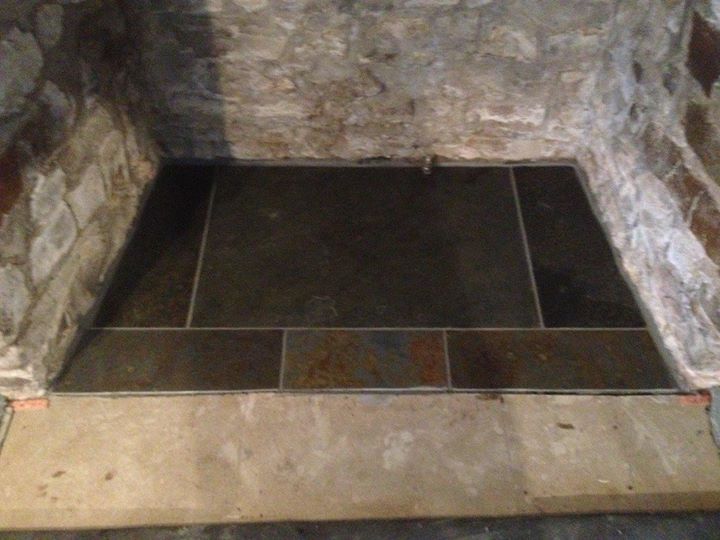 Stove associated building work